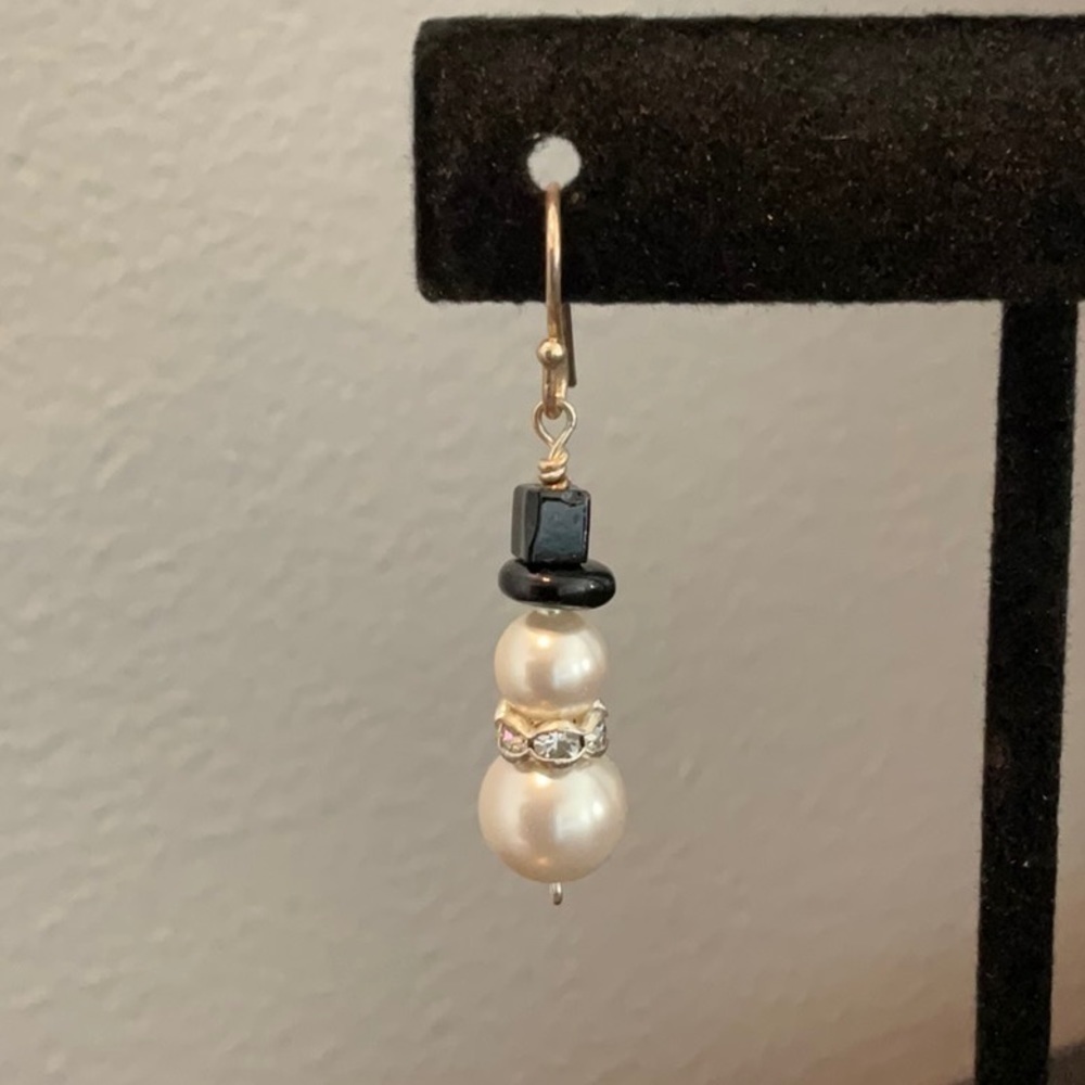 Snowman Earrings - Picture 5 of 5